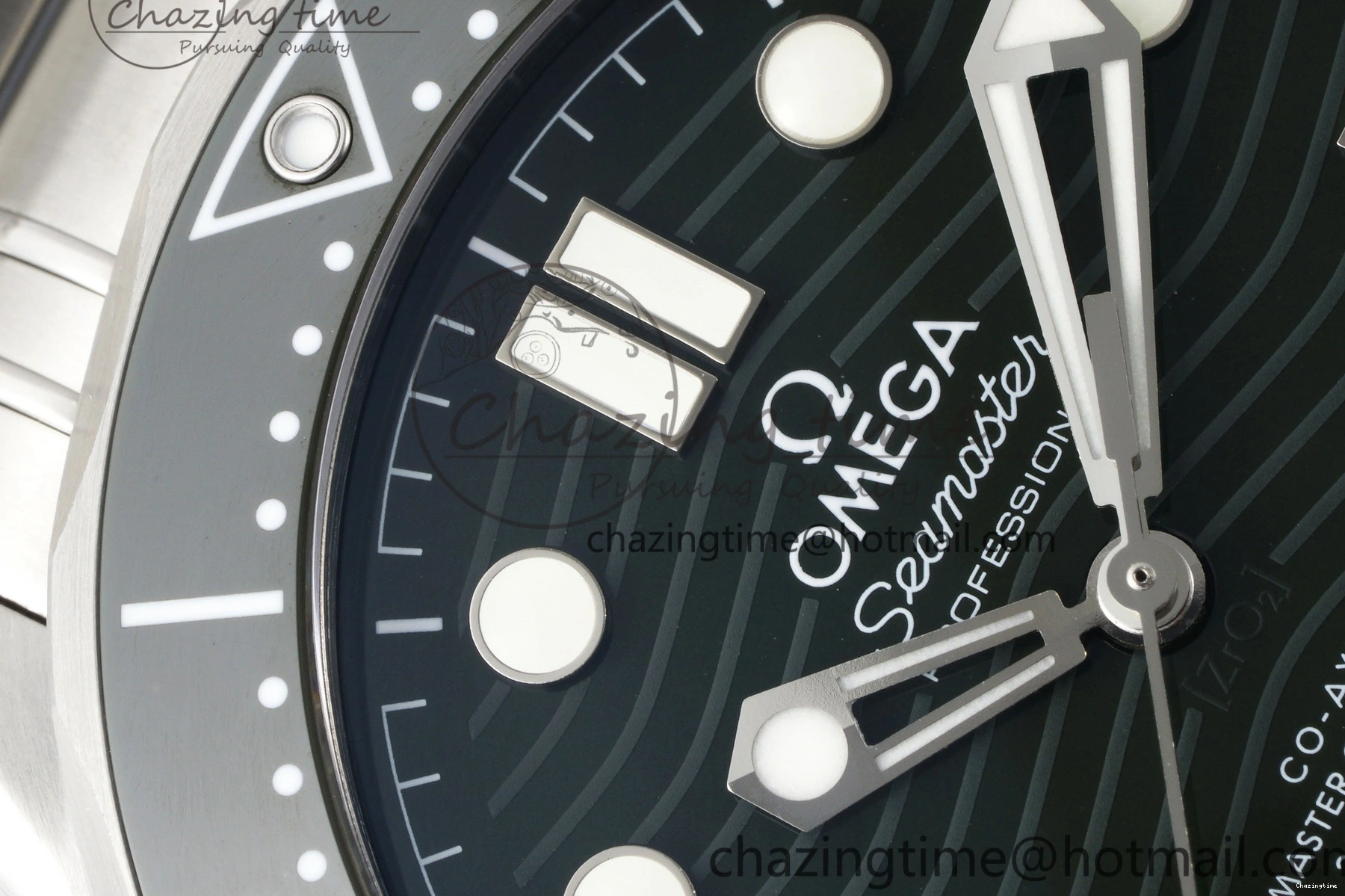 0110 Seamaster Diver 300M VSF 1:1 Best Edition Green Ceramic Green Dial on SS Bracelet A8800 V Popular 7824